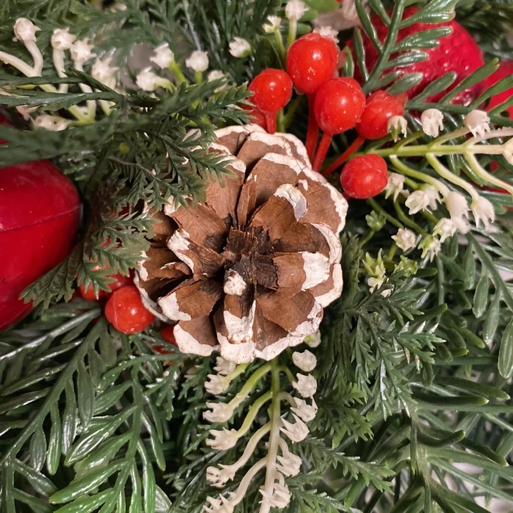 🎄🎄🎄 Plastic Christmas Candle Wreath